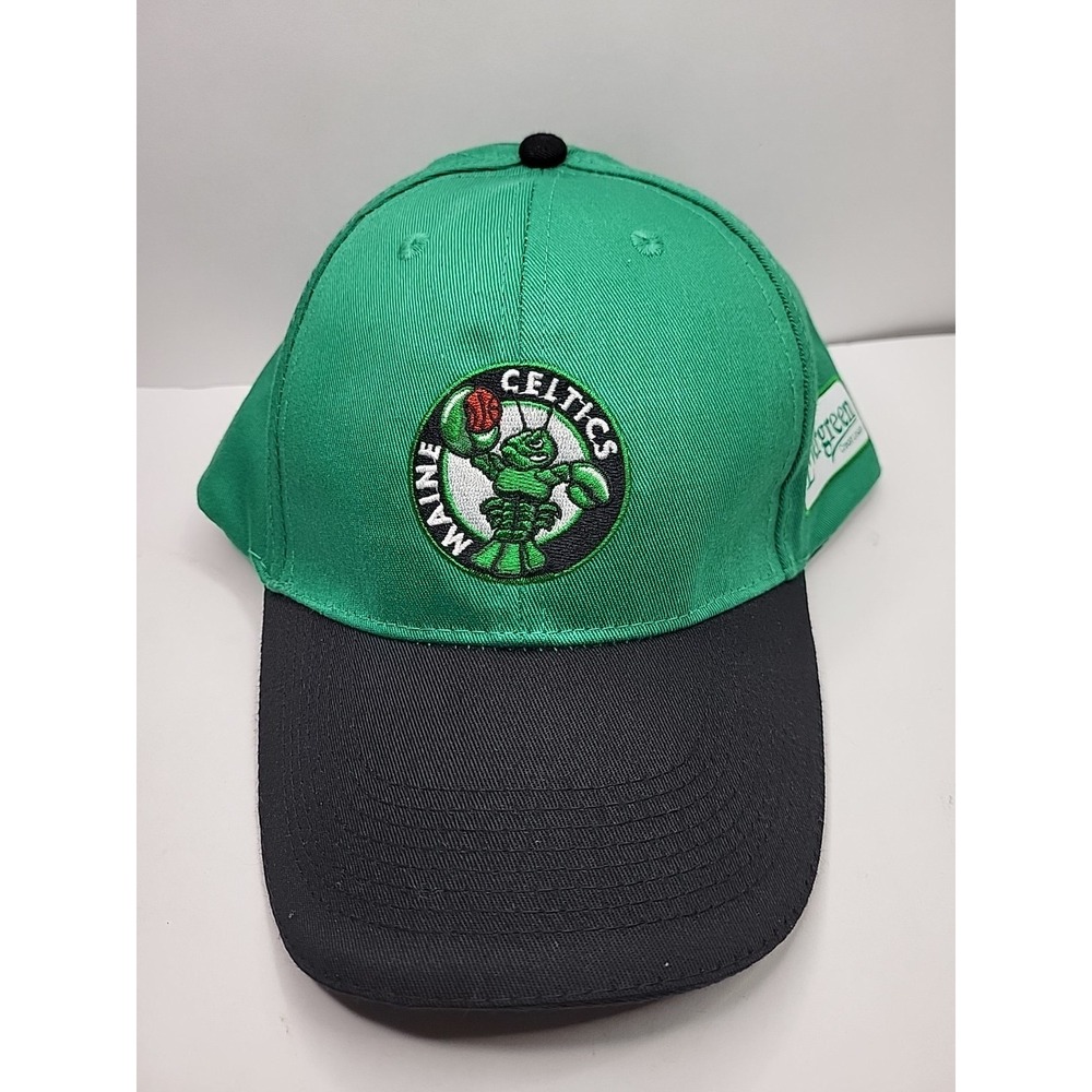 Maine Celtics Lobster Mascot Portland Green Evergreen Credit Union Promo Cap - Picture 1 of 7
